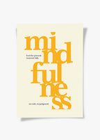 Mindfulness | Tipografi Posteri