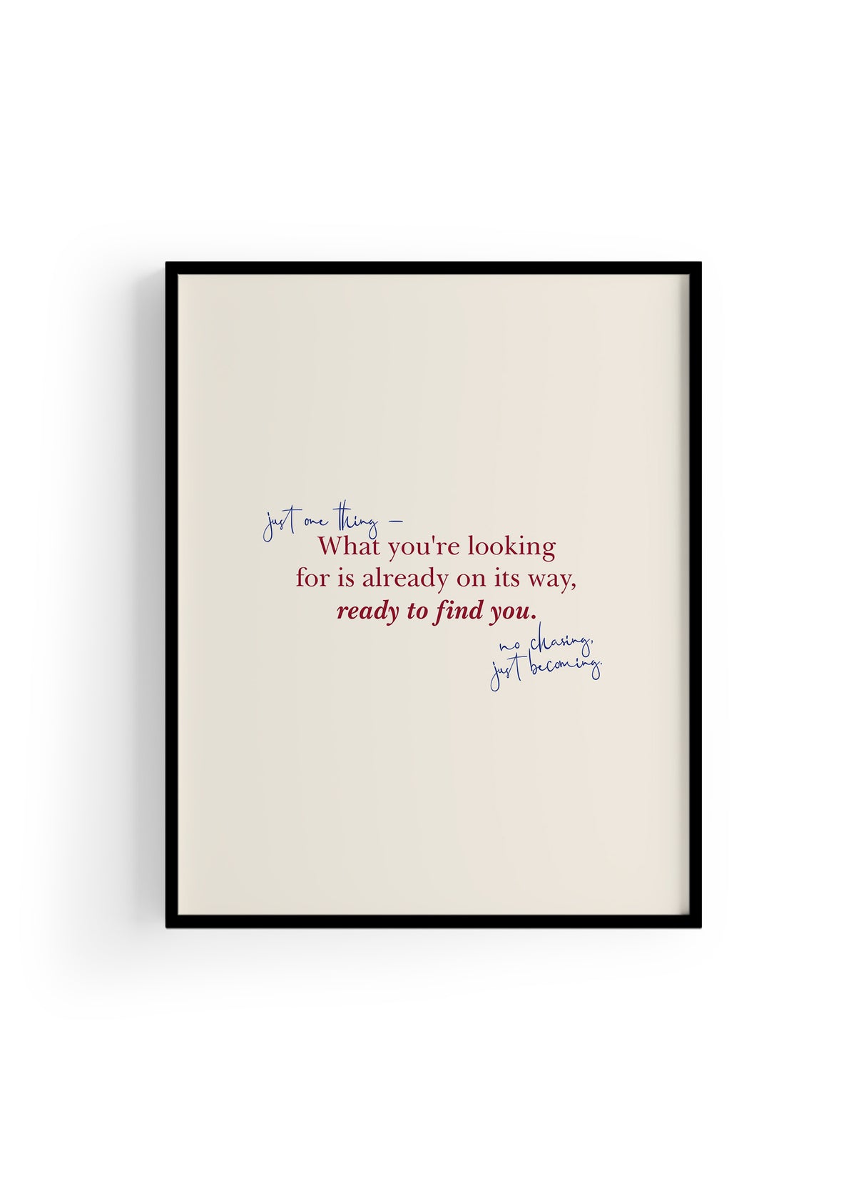 Ready To Find You | Tipografi Posteri