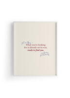 Ready To Find You | Tipografi Posteri